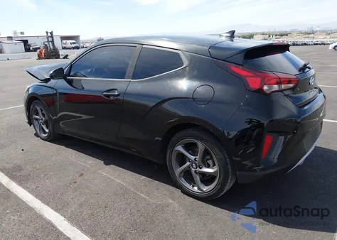 2020 Hyundai Veloster 2.0 z USA, uszkodzony, nr VIN KMHTG6AF6LU020776